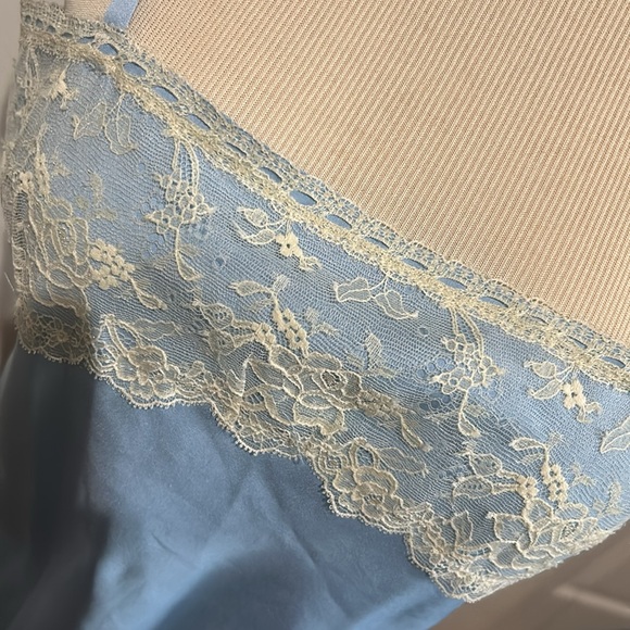 Vintage baby blue Eve Stillman, Bloomingdale lingerie 1970s - Picture 3 of 6